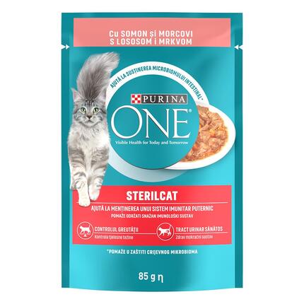 PURINA ONE ADULT, sa piletinom i pasuljem, mini fileti u sosu, vlažna hrana za mačke