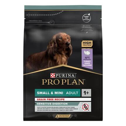 PURINA® PRO PLAN® Adult Small & Mini, Sensitive Digestion hrana za pse bez žitarica, bogata ćuretinom