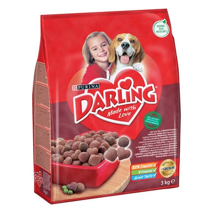 DARLING® Adult, sa govedinom, piletinom i povrćem, suva hrana za pse