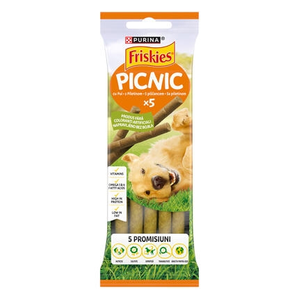 FRISKIES® Picnic, sa piletinom, poslastice za pse