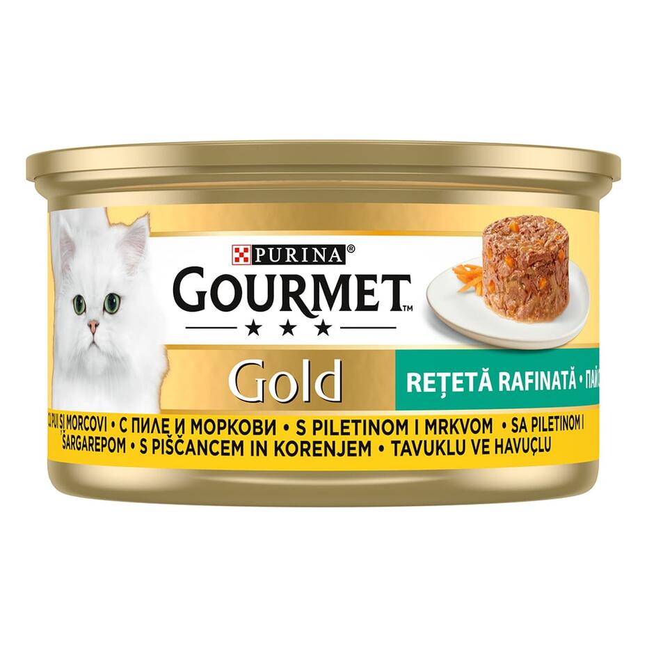 Gourmet Gold Savoury Cake, piletina i šargarepa, hrana za mačke
