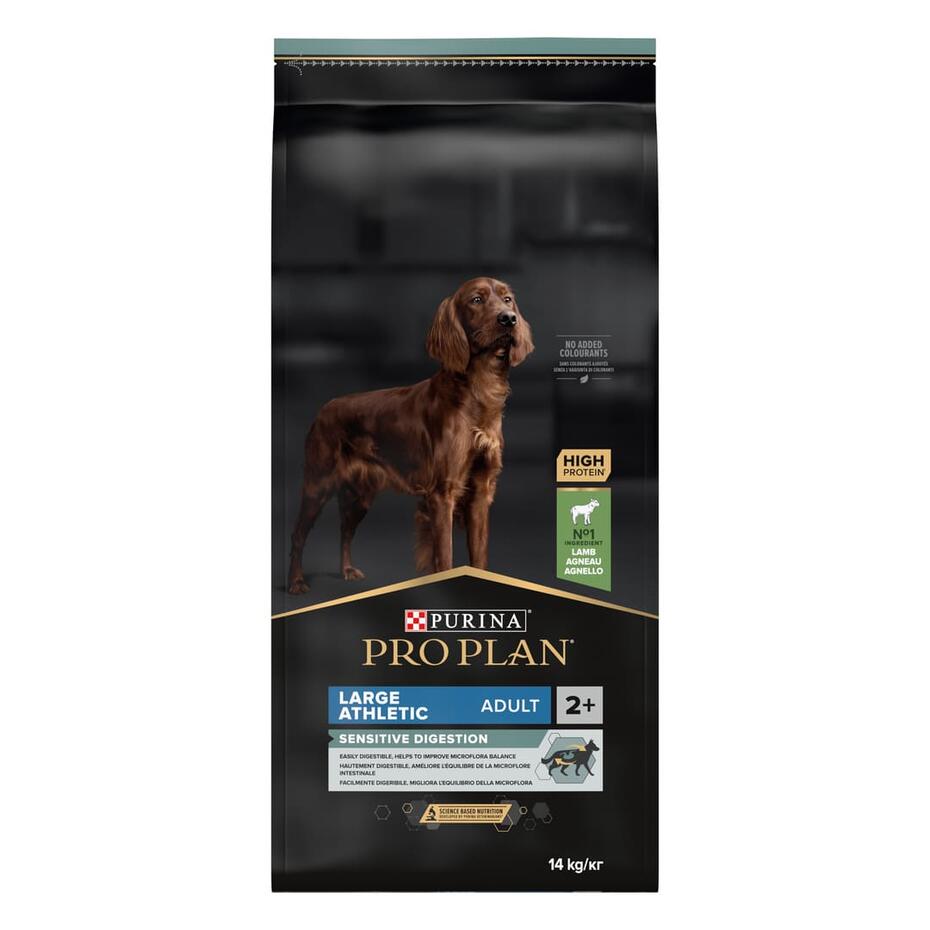 PURINA® PRO PLAN® ADULT Sensitive Digestion, suva hrana za pse, Velikih Rasa Atletske Građe, bogata jagnjetinom,
