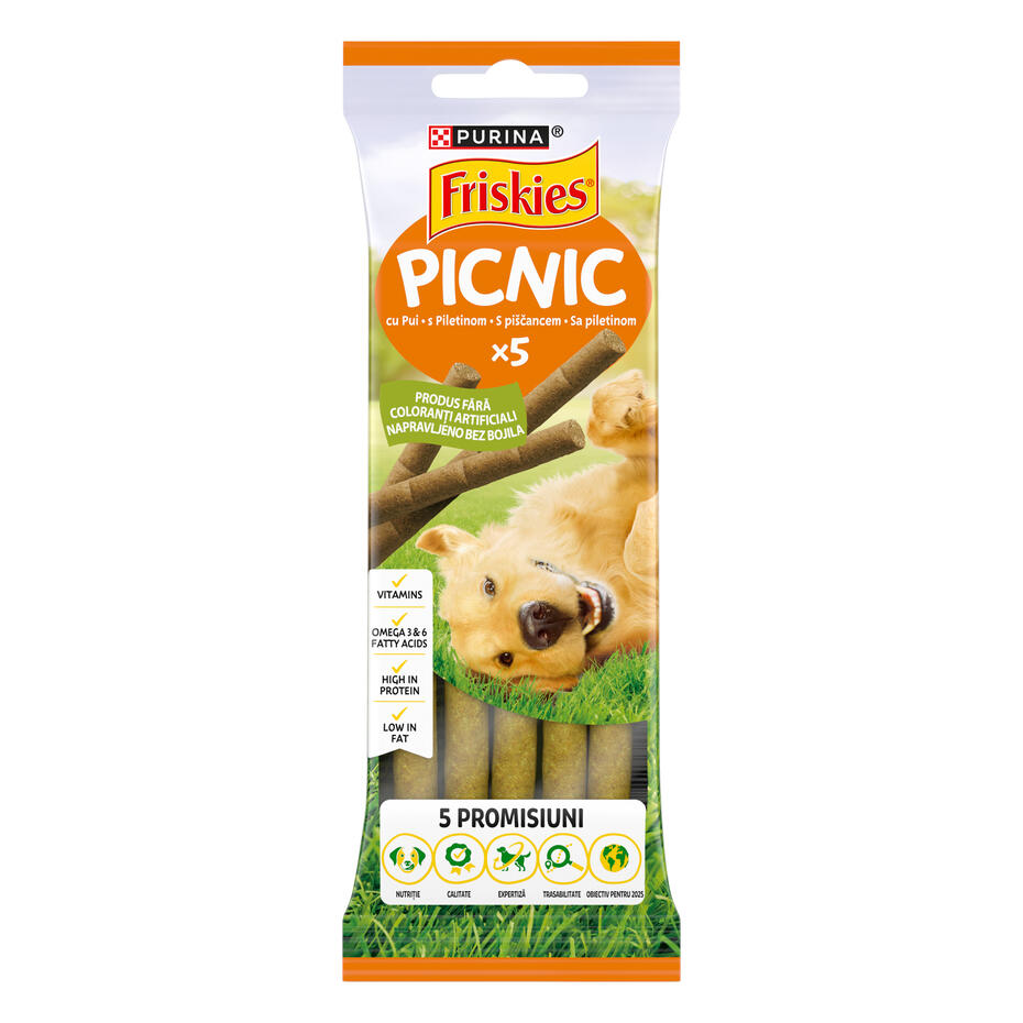 FRISKIES® Picnic, sa piletinom, poslastice za pse