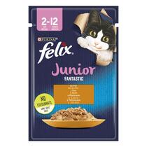 Felix Junior vlažna hrana za mačiće, piletina u želeu