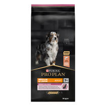 PURINA® Pro Plan® Medium & Large Adult 7+ hrana za pse, Sensitive Skin, bogata lososom