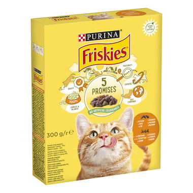 Friskies Cat hrana za mačke, piletina i povrće