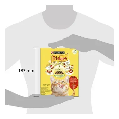 Friskies Cat, hrana za mačke sa govedinom, piletinom i povrćem