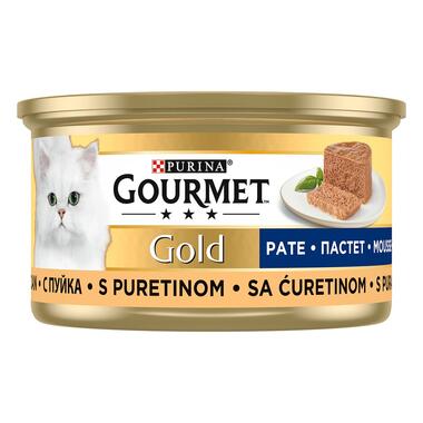 Gourmet Gold Mousse, sa ćuretinom, hrana za mačke