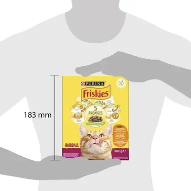 Friskies Cat Hairball hrana za mačke, piletina i povrće