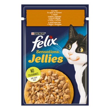 Felix Sensations hrana za mačke sa piletinom i šargarepom, 85g