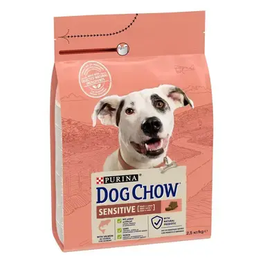 Dog Chow Sensitive sa lososom, suva hrana za pse