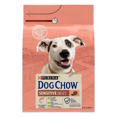 Dog Chow Sensitive sa lososom, suva hrana za pse