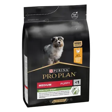 PURINA® PRO PLAN® PUPPY Healthy Start, suva hrana za pse, Medium, bogata piletinom, 18 kg