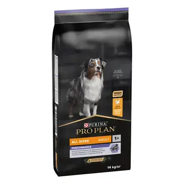 PURINA® PRO PLAN® ADULT Performance suva hrana za pse, All sizes, bogata piletinom