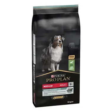 PURINA® PRO PLAN® ADULT Sensitive Digestion, suva hrana za pse, Medium, bogata jagnjetinom