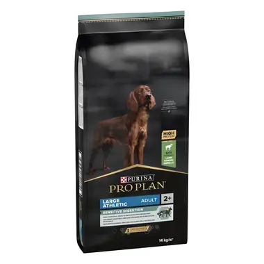 PURINA® PRO PLAN® ADULT Sensitive Digestion, suva hrana za pse, Velikih Rasa Atletske Građe, bogata jagnjetinom,