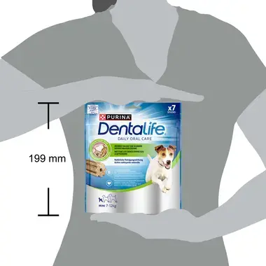 Purina Dentalife, dimenzije