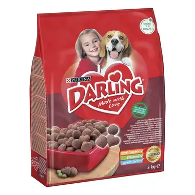 DARLING® Adult, sa govedinom, piletinom i povrćem, suva hrana za pse