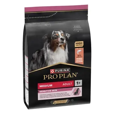 PRO PLAN® ADULT Sensitive Skin, bogato lososom, srednje veličine, suha hrana za pse