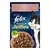 FELIX® SENSATIONS, sa lososom i kozica, vlažna hrana za mačke